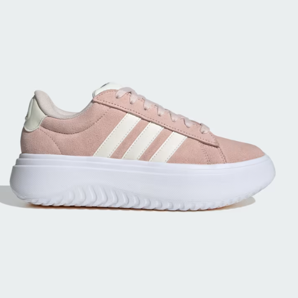 Женская обувь Adidas Grand Court на платформе Suede Wonder Quartz - IE1104 Expeditedship