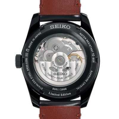 Pre-owned Seiko Presage Sarx101 Brown Sharp Edged Mechanical Men's Watch In Box