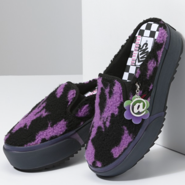 

Vans X IRENEISGOOD Classic Slip-on Mule Stacked — VN0A4BVZBMB / Женские размеры 5–10, Фиолетовый, Vans Classic Slip-on Mule Stacked