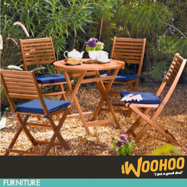 Newbury 4 Seater Timber Outdoor Setting FSC Patio Table Chair Dining
