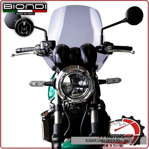 CUPOLINO PARABREZZA KAWASAKI Z650 RS 2022> TOURING TRASPARENTE BIONDI 8010454