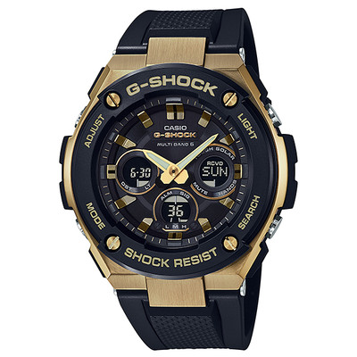 Pre-owned Casio G-shock Gst-w300g-1a9jf G-steel Atomic Radio Watch Limited Gst-w300g-1a9