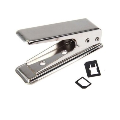 Mobile Cellphone Phone Sim Card Steel Press Cutter Converter Set Mini Micro Nano