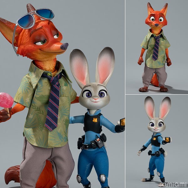 POPMART　Zootopia Series-Nick/Judy フィギュア POPMART Zootopia Series-Nick/Judy フィギュア Disney Zootopia