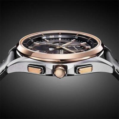 Pre-owned Citizen Attesa By1004-17x Moon Phase Eco-drive Solar Radio Men Watch In Box