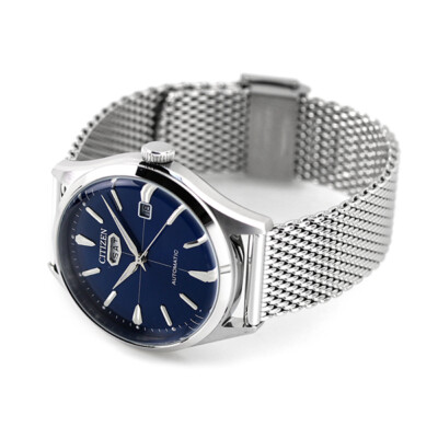 Pre-owned Citizen Collection Record Label Nh8391-86l Blue C7 Men's Watch In Box