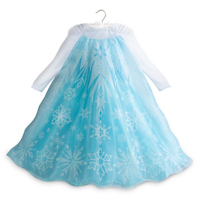 NWT DISNEY STORE Frozen Elsa Singing COSTUME GOWN LET IT GO 7/8  Queen
