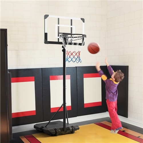 Basketball Hoop System Portable Basketball Goal Height Adjustable 6-7ft for Kids