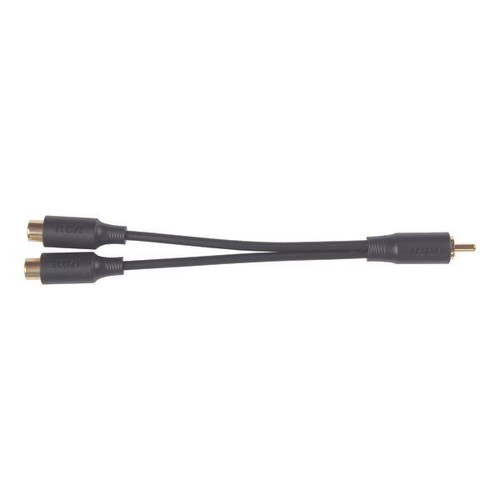 RCA AH25R с 1 разъемом для мужчин и 2 разъемами для женщин RCA Y-адаптер
