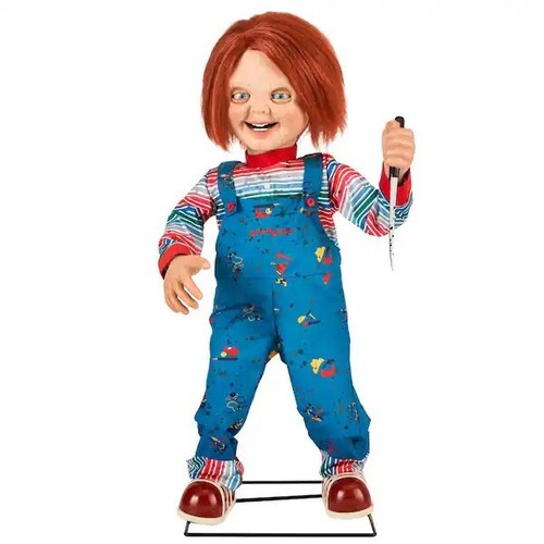 Chucky Doll Child's Play 3.5 ft. Animated Animatronic Home