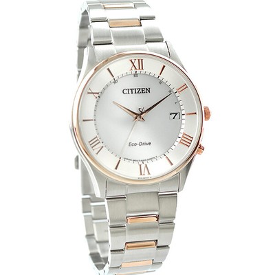 Pre-owned Citizen Collection Eco-drive As1062-59a White Men's Watch In Box