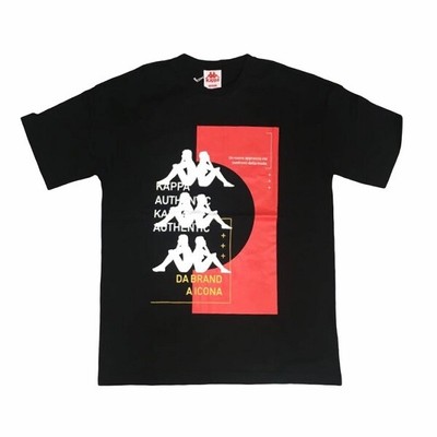 

Футболка Kappa Original Hb Etas 3116FJW Футболка Black Red Md