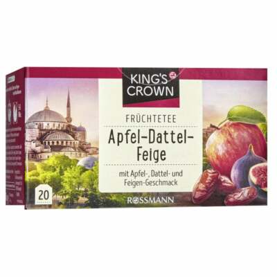King's Crown tea APPLE DATE FIG 20 tea bags FREE SHIP