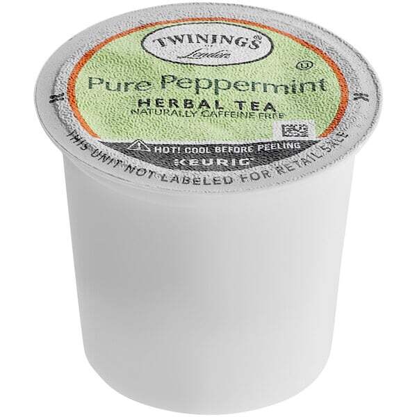 Twinings Pure Peppermint Herbal Tea Single Serve Keurig® K-Cup® Pods - 24/Box