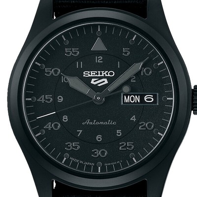 Pre-owned Seiko 5 Sports Field Street Style Sbsa167 Black Men's Watch In Box