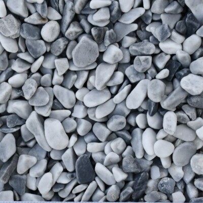 Ice Blue 15-25mm 5kg Zierkies Gletscherkies Granit Grau Kies Kieselstein Deko
