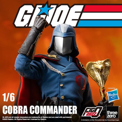 Threezero 1 6 Fig Zero G.I. Joe Cobra Commander New Unopened 3Z0315 Three Zero