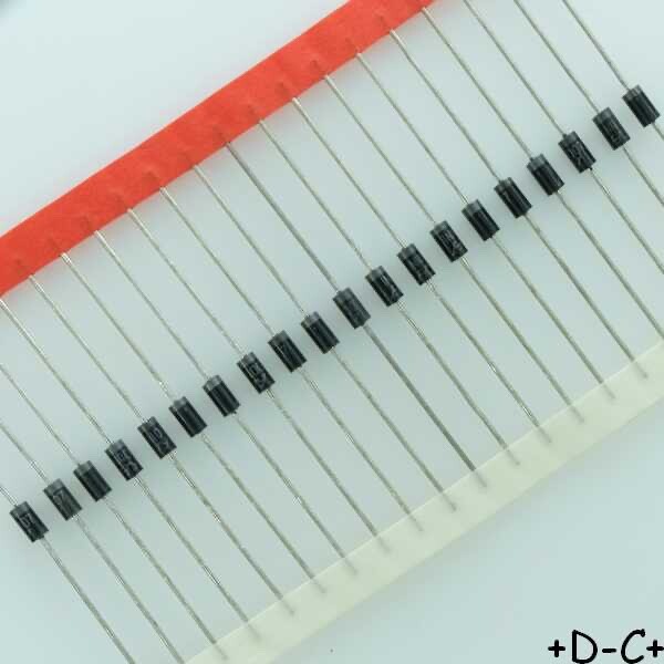 1n4007 Diode De Redressement 1000v 1a Do-41 Hy Rohs (Lot De 20)