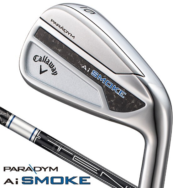 【レフティ】Ai SMOKE IRON TENSEI 50 for CW R Callaway Paradym Ai Smoke Iron Set (#6~#9, PW) TENSEI 50