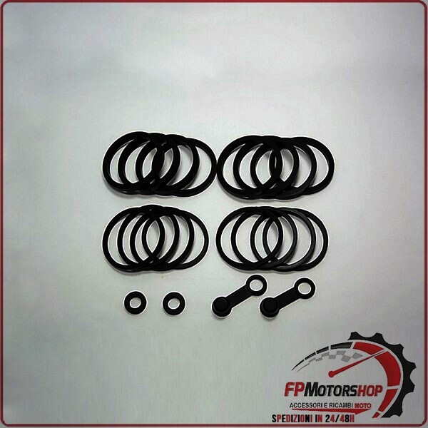 KIT REVISIONE 2 PINZE FRENO ANTERIORE PER KAWASAKI ZX6R 600/636 03>04 TOURMAX