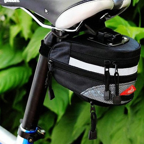 B-Soul MTB Outdoor Bike Bicycle Cycling Saddle Bag Tail Seat Rear Pouch Fast US