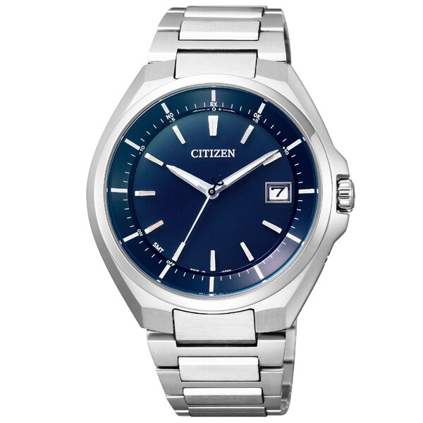 Pre-owned Citizen Attesa Cb3010-57l Eco-drive Radio Titanium Sapphire Crystal Watch Men's