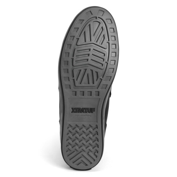 Xtratuf Men's 6 Inch Leather Ankle Deck Boot - Black