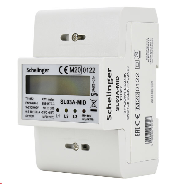 Stromzähler LCD  für Hutschiene MID d...