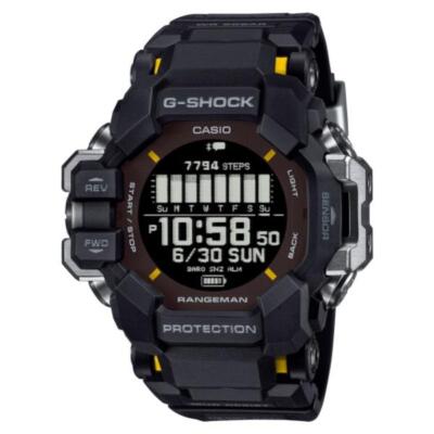 Pre-owned Casio G-shock Gpr-h1000-1jr Rangeman Master Of Bluetooth Gps Sport