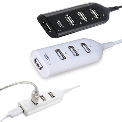 USB 2.0 Alta Velocidad 4 puertos Separador Hub Adaptador Para PC ordenador