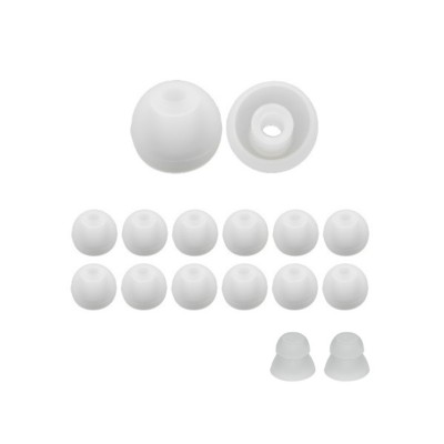replacement earbud tips, earbuds tips, silicone ear tips + sample bilevel tips