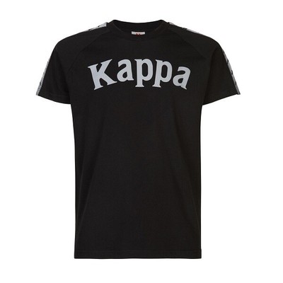 

Футболка KAPPA 222 Band Dalina 3116P8W Black Band Silver Светоотражающая футболка