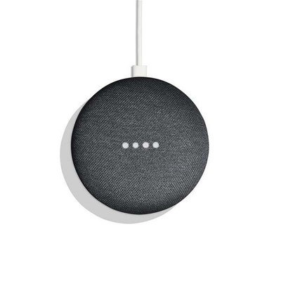 Google Home Mini altavoz inteligente y asistente carbón 