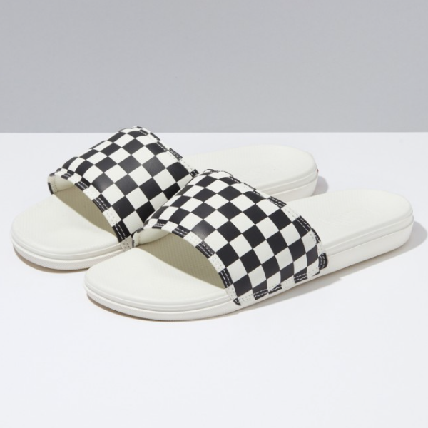 

Шлепанцы Vans Checkerboard LA Costa — VN0A5HFER6R Expeditedship, Черный, Vans Checkerboard