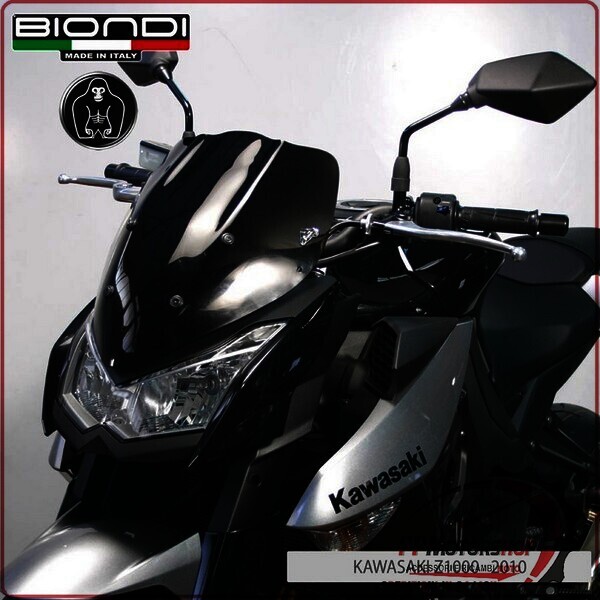 CUPOLINO PARABREZZA MOTO PER KAWASAKI Z1000 NERO BIONDI 8010312 2010>
