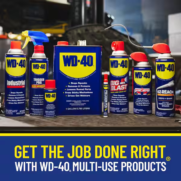 12 oz. Original WD-40 Formula, Multi-Purpose Lubricant Spray with Smart Straw
