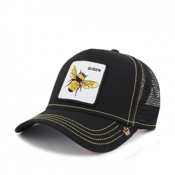 

Hat Honeycomb Goorin Bros Animal Farm Trucker Hats Animals Queen regina Black, Черный