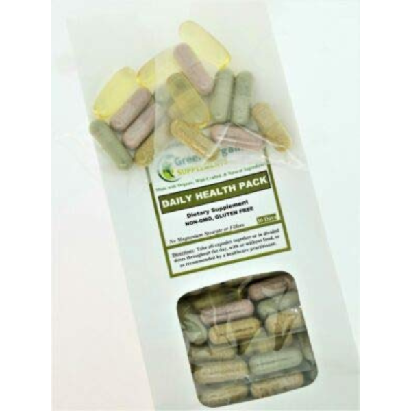 Daily Multivitamin Pack Nutritional Supplement Packet, 30 Days Health & Wellness