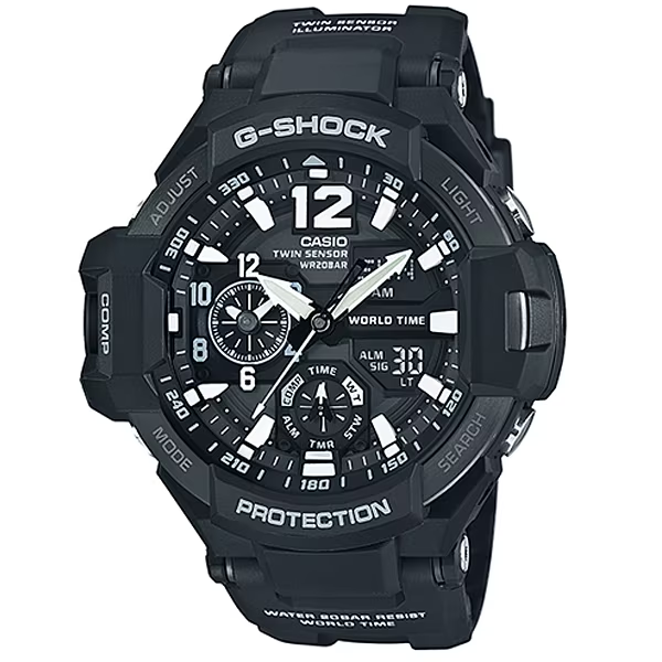 Pre-owned Casio G-shock Ga-1100-1ajf Tough Watch Japan Domestic Version