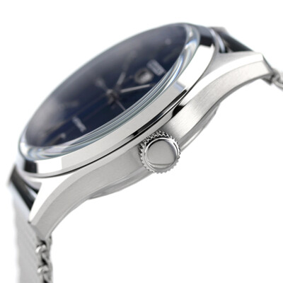 Pre-owned Citizen Collection Record Label Nh8391-86l Blue C7 Men's Watch In Box