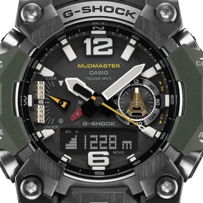 Pre-owned Casio G-shock Master Of Series Mudmaster Gwg-b1000-3ajf Bluetooth Khaki