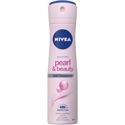 Nivea Pearl & Beauty antiperspirant spray 150ml- FREE SHIPPING