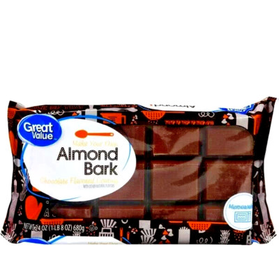 Great Value Almond Bark Chocolate Flavored Coating 24 oz 
