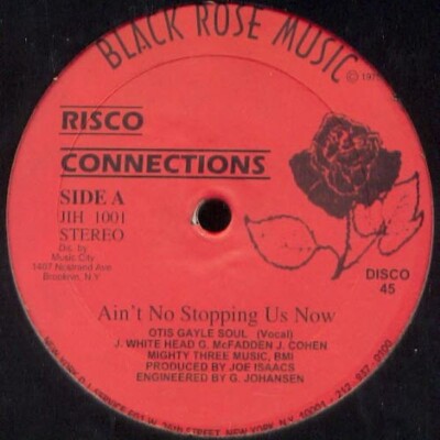 RISCO CONNECTIONS '' AIN'T NO STOPPING US NOW '' NEW 12 DANCE DISCO ** RE-ISSUE **