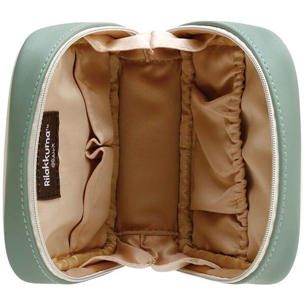 San-X Rilakkuma BASIC RILAKKUMA HOME CAFE Square Pouch Cosmetics Case Makeup Bag