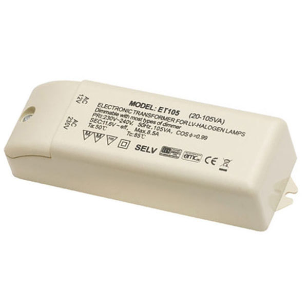 ET60, ET105, ET150 Electronic Dimmable Transformer for Halogen Lamps Lights eBay