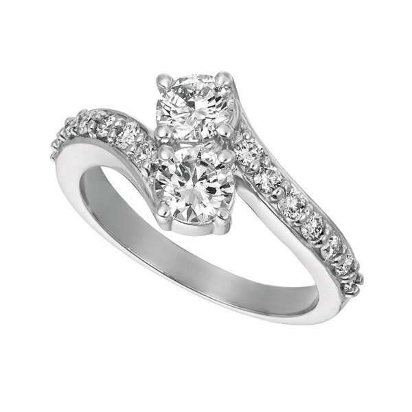 Pre-owned Morris 0.35 Carat Natural Diamond Ring G-h Si Set In 14k White Gold