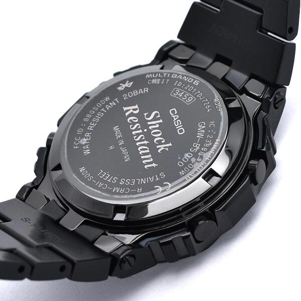 Pre-owned G-shock Casio  Gmw-b5000gd-1jf Black Solar Watch Bluetooth With Box Fast Ship