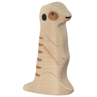 Holztiger 80606 Meerkat 6.5 cm Wooden Figures Series Wildlife