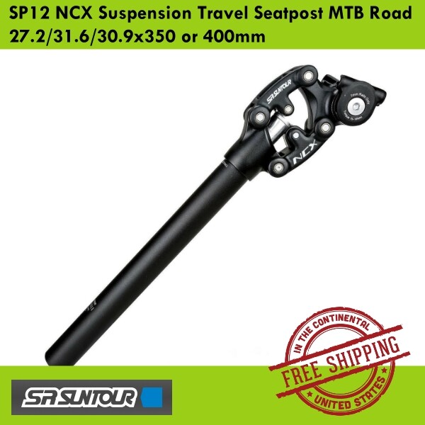 Suntour SP12 NCX Suspension Travel Seatpost MTB Road 27.2/31
